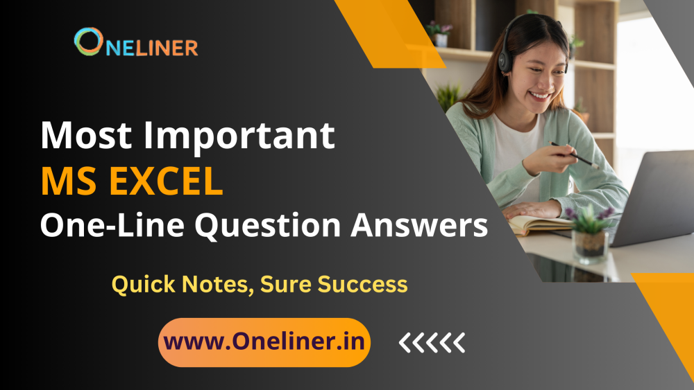 Advanced MS Excel Questions and Answers for Competitive Exams